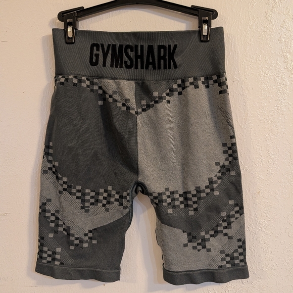 Gymshark Wtflex Cyborg Seamless Cycling Dark Gray Shorts - Picture 3 of 4